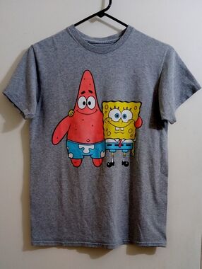 GUC Men's SpongeBob and Patrick T-shirt